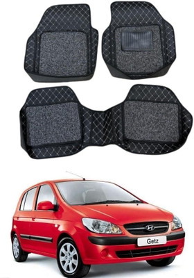Arnejaa Leatherite 7D Mat For  Hyundai Getz(Black)