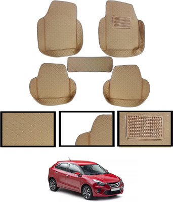 AYW Leatherite 7D Mat For  Toyota Glanza(Beige)