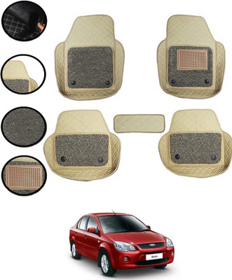 ABJD Leatherite 7D Mat For  Ford Ikon(Beige)