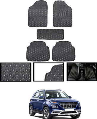 CCMM Leatherite Standard Mat For  Hyundai Venue(Black)