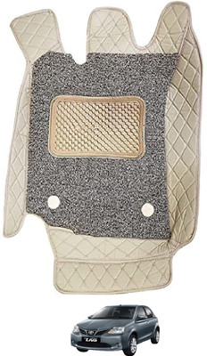Euro Care Leatherite 7D Mat For  Toyota Etios Liva(Beige)