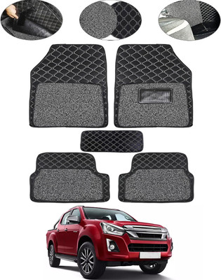 MSNP Leatherite 7D Mat For  Isuzu Universal For Car(Black)
