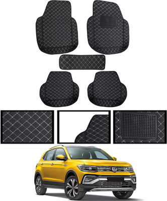 MSNP Leatherite Standard Mat For  Volkswagen Taigun(Black)