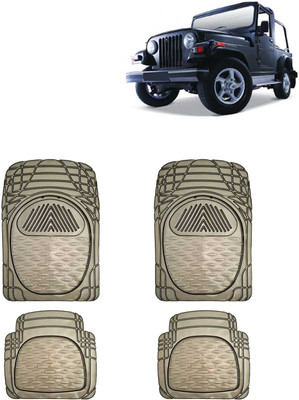 Kingsway PVC Standard Mat For  Mahindra Thar(Brown)