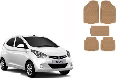 Autorepute Rubber Standard Mat For  Hyundai Eon(Beige)