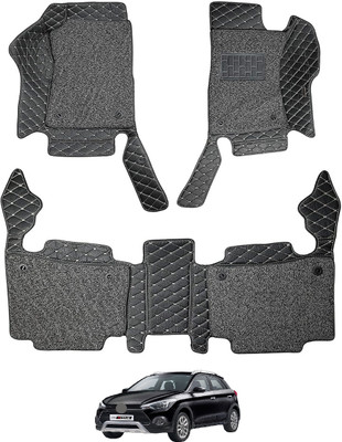 MOCKHE Leatherite 7D Mat For  Hyundai i20 Active(Black)