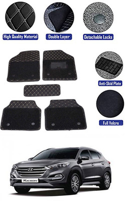 MATIES PVC 7D Mat For  Mahindra Tucson(Black)