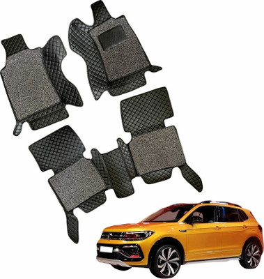 Mecarnic Leatherite 7D Mat For  Volkswagen Taigun(Black)