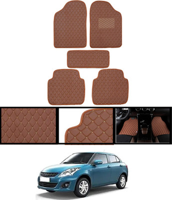 MSNP Leatherite Standard Mat For  Maruti Suzuki Swift Dzire(Brown)