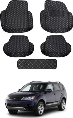 MATIES Leatherite 7D Mat For  Mitsubishi Outlander(Black)