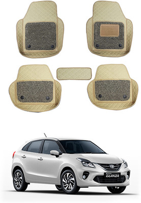 RKPSP Leatherite 7D Mat For  Toyota Glanza(Beige)