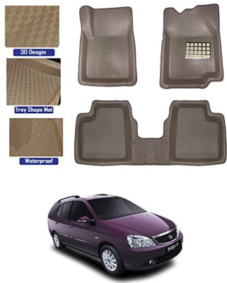 MATIES Plastic Tray Mat For  Tata Indigo Marina(Beige)