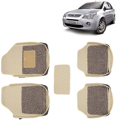 Kingsway Leatherite 7D Mat For  Ford Fiesta(Beige)