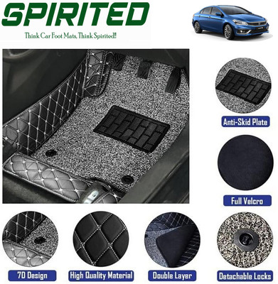 KUNTAIL ENTERPRISES Leatherite 7D Mat For  Maruti Suzuki Ciaz(Black)