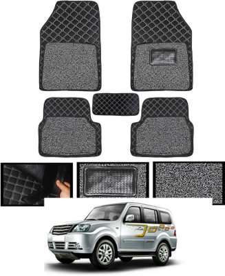 MATIES Leatherite 7D Mat For  Tata Grand Dicor(Black)