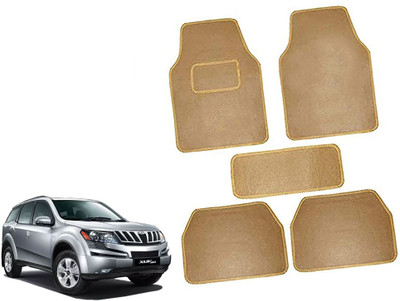 AUTO PEARL Polyester Standard Mat For  Mahindra XUV 500(Beige)