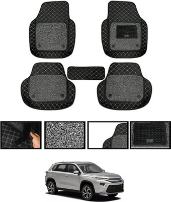 monolive Leatherite Tray Mat For  Toyota Universal For Car(Black)