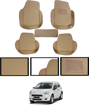 AYW Leatherite 7D Mat For  Fiat Punto(Beige)