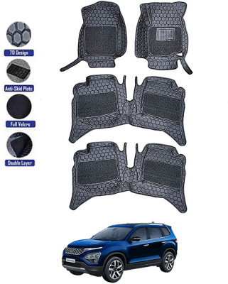 RKPSP Leatherite 7D Mat For  Tata Safari(Black)