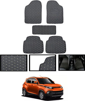 monolive Leatherite Standard Mat For  Mahindra KUV100(Black)