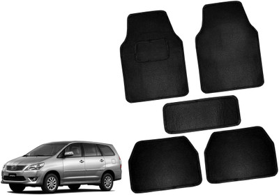 AUTO PEARL Polyester Standard Mat For  Toyota Innova(Black)