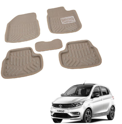 ROSHNEER ENTERPRISES PVC 3D Mat For  Tata Tiago(Beige)