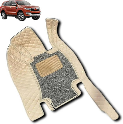 Caronix Leatherite 7D Mat For  Ford Endeavour(Beige)
