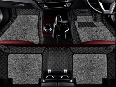 Autoclow Leatherite 7D Mat For  Ford Endeavour(Silver)