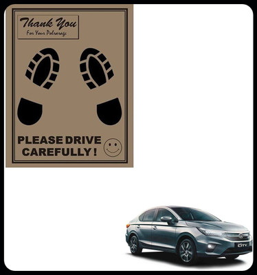 SEMAPHORE Paper Disposable Paper Mat For  Honda City(Brown)