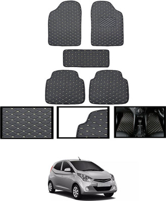 ABJD Leatherite Standard Mat For  Hyundai Eon(Black)
