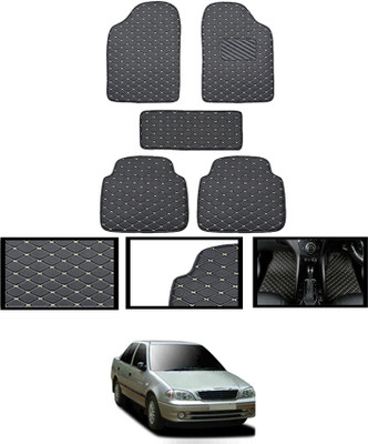MATIES Leatherite Standard Mat For  Maruti Suzuki Esteem(Black)