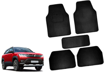 AUTO PEARL Polyester Standard Mat For  Maruti New Brezza(Black)