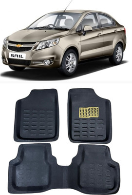 Arnejaa Polyutherine 3D Mat For  Chevrolet Sail(Black)