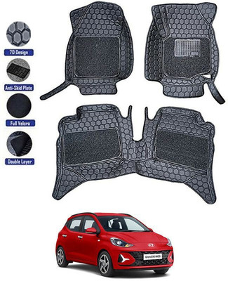 TOFIT ENTERPRISE Leatherite 7D Mat For  Hyundai Grand i10 Nios(Black)