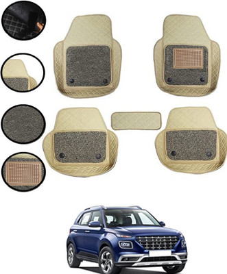 zplus Leatherite 7D Mat For  Hyundai Venue(Beige)