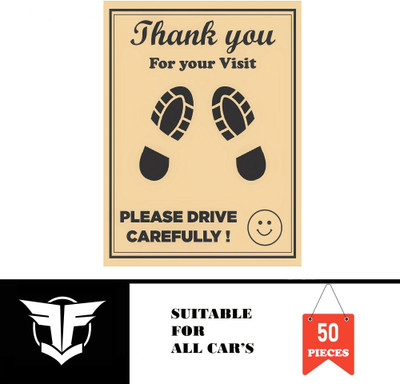 Fit Fly Paper Disposable Paper Mat For  Universal For Car(Brown)