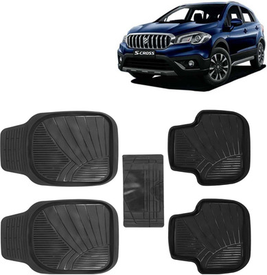 Kingsway PVC Tray Mat For  Maruti Suzuki S-Cross(Black)