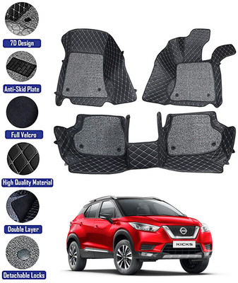RKPSP Leatherite 7D Mat For  Nissan KICKS(Black)
