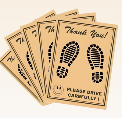 VSA CARE Paper Disposable Paper Mat For  Universal For Car(Brown)