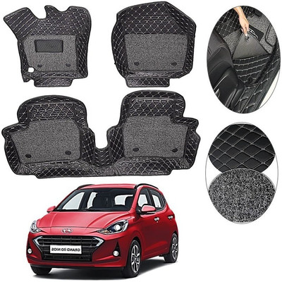 STYLE CHOICE Leather 7D Mat For  Hyundai Grand i10 Nios(Black)