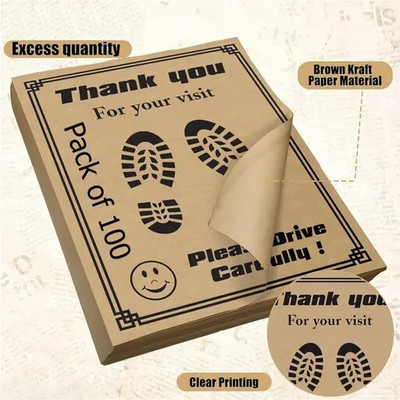 XONYSTAR Paper Disposable Paper Mat For  Universal For Car(Brown)