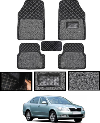 MATIES Leatherite 7D Mat For  Skoda Laura(Black)