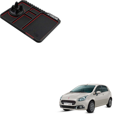 ANAYA G PVC, Silicone Standard Mat For  Fiat Punto Evo(Black, Red)