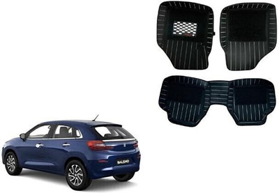Autorepute Leather 9D Mat For  Maruti Suzuki Baleno(Black)