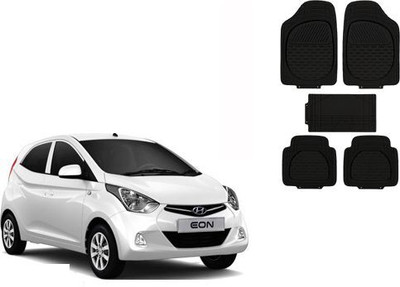 Autorepute Rubber Standard Mat For  Hyundai Eon(Black)