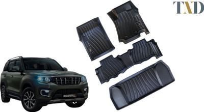 TND TPV 3D Mat For  Mahindra Scorpio N (7 Seater)(Black)