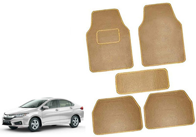 AUTO PEARL Polyester Standard Mat For  Honda City i-Vtec(Beige)