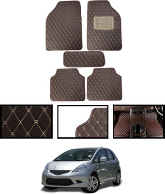 MSNP Leatherite Standard Mat For  Honda Jazz(Brown)