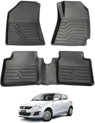 AYW PVC Tray Mat For  Maruti Suzuki Swift(Black)