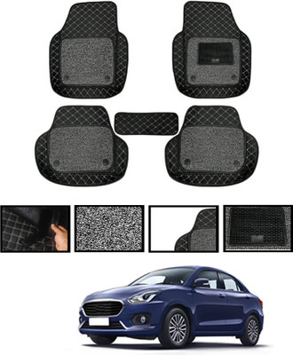 AYW Leatherite 7D Mat For  Maruti Suzuki Swift Dzire(Black)